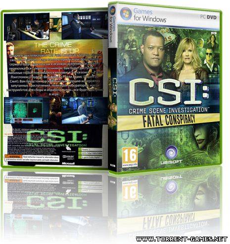 CSI: Fatal Conspiracy (TG*s) + Русификатор текста (в комплекте)