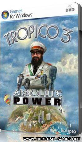 Tropico 3 + Абсолютная Власть (2010) Только русский
