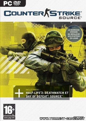 Counter-Strike Source 1.0.0.61 + Автообновление (No-Steam) OrangeBox (2011) PC