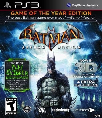 Batman: Arkham Asylum Game of the Year Edition (2010) PS3