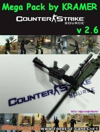 Counter-Strike Source: Mega Pack v58 & v34 (2011/PC/Rus)